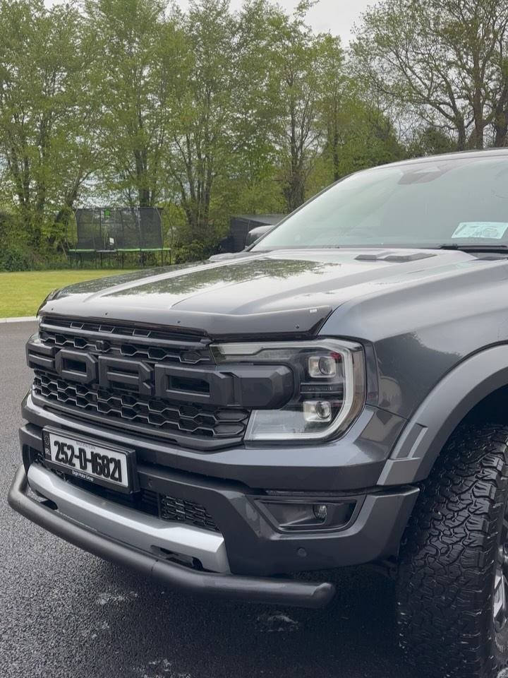 Grey Ford Ranger Raptor after its monthly maintenance valet